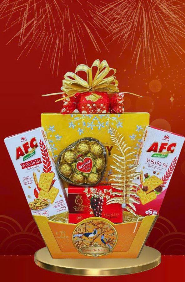 Giỏ quà Tết doanh nghiệp Lanos Gift