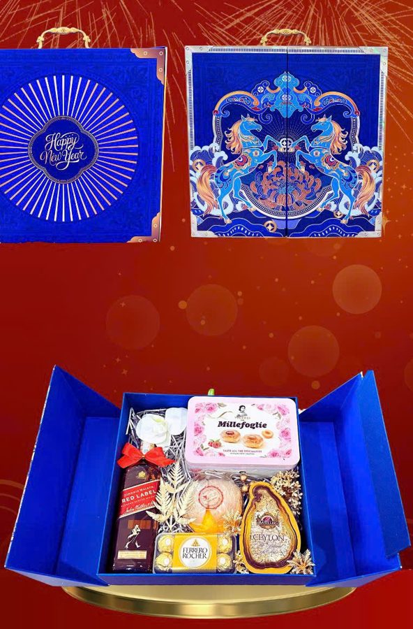 Hộp quà Tết in logo thương hiệu – Lanos Gift